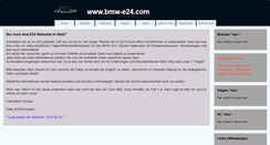 Desktop Screenshot of bmw-e24.com