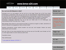 Tablet Screenshot of bmw-e24.com